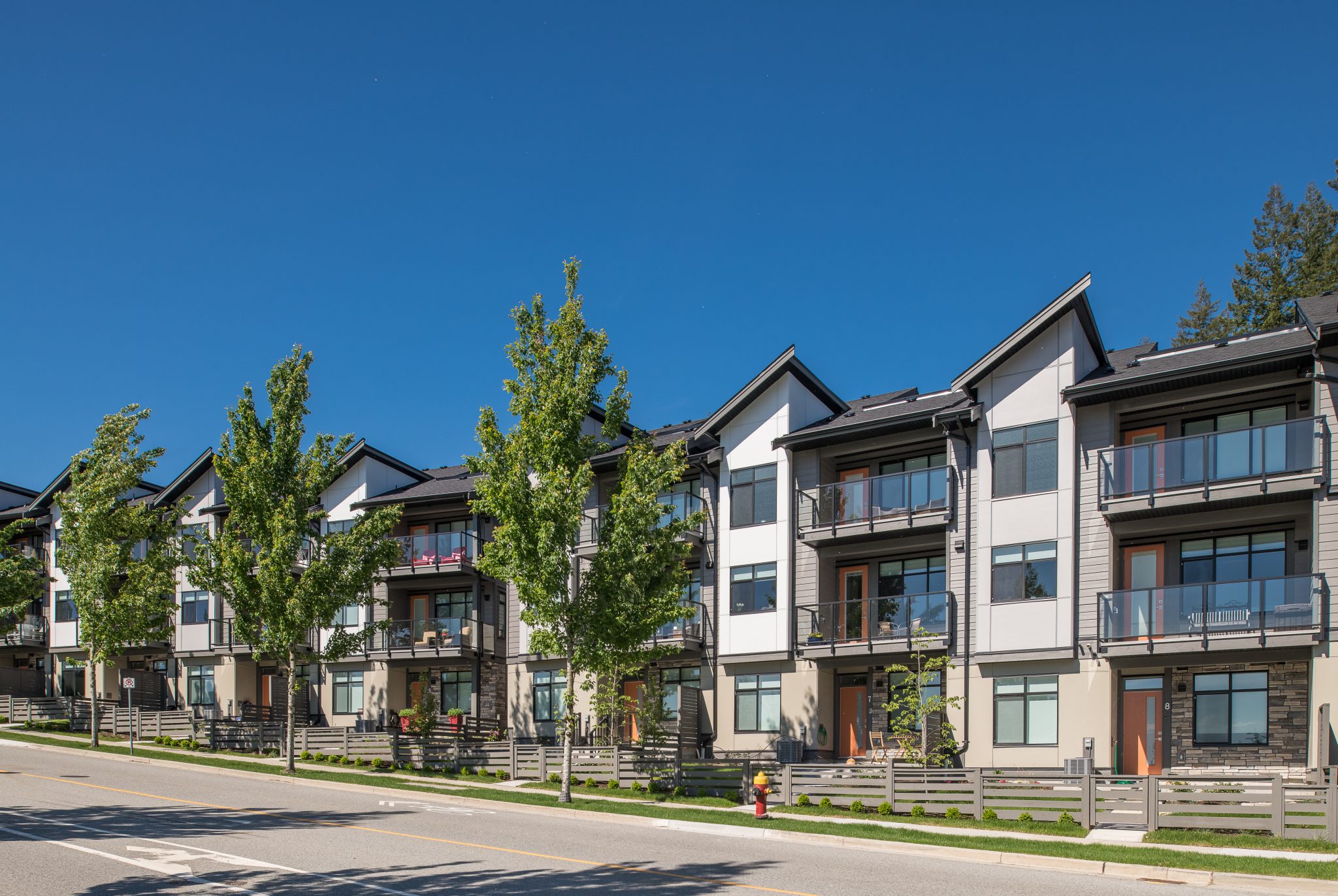 27 Exclusive Rooftop Patio Townhomes located in the creekside community of Burke Mountain Bordering Burke Mountain Creek and a protected green space, family living is made easy with 3 and 4 bedroom townhomes boasting between 1,370 to 2,523 square feet of open living space. Within close proximity to the convenience of city life, this is a home for those who value living in a natural setting.