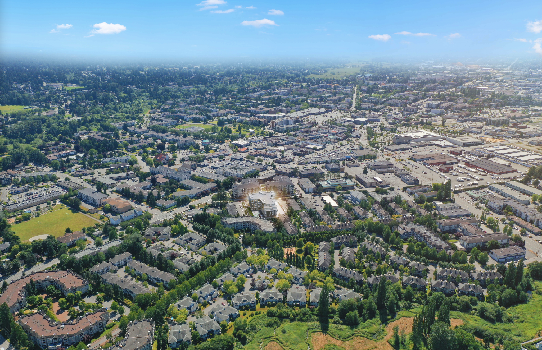 Downtown_Langley_Arial_View