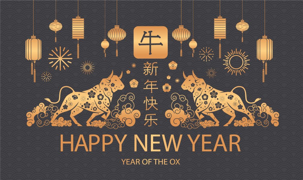 Gong Xi Fa Chai! Wishing You a Prosperous Chinese New Year 2021. In Chinese culture, the Ox is a valued animal.